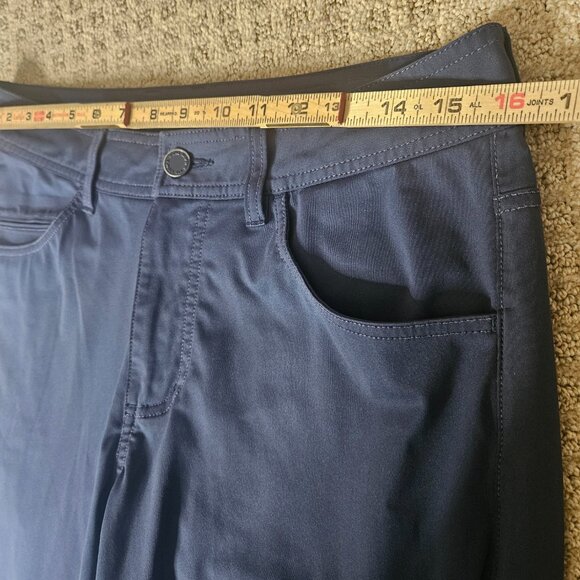 RHONE Commuter 5 Pocket Pants Slim Straight Men's 32x30 Blue Performance Golf - Picture 11 of 12